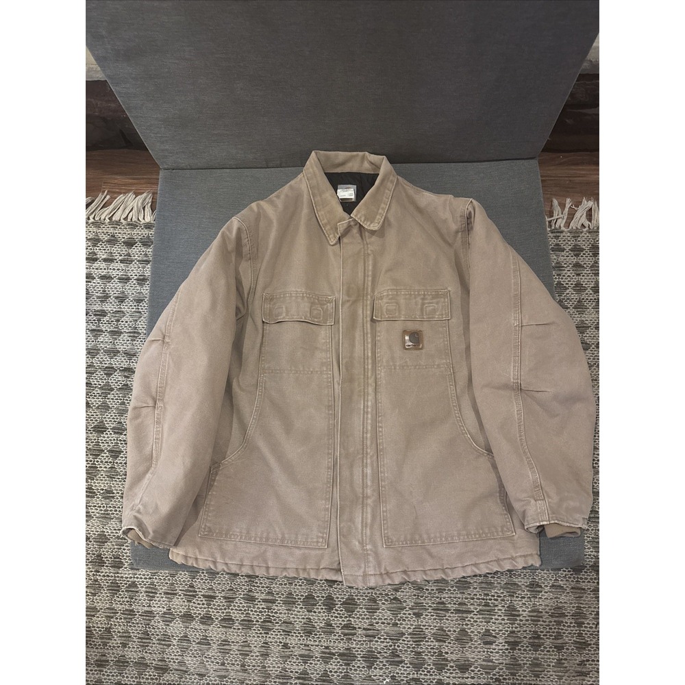 Vintage Carhartt C26SDL Quilted Lined Work Jacket Size XL Regular